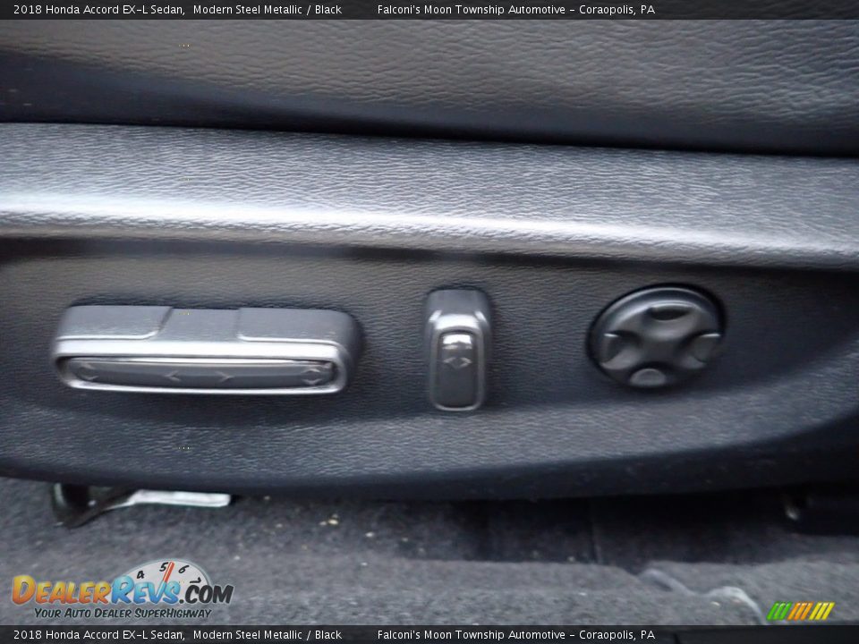 2018 Honda Accord EX-L Sedan Modern Steel Metallic / Black Photo #20
