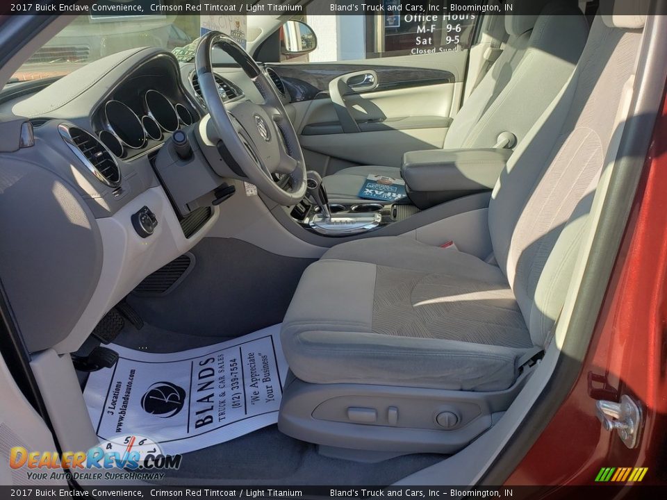 2017 Buick Enclave Convenience Crimson Red Tintcoat / Light Titanium Photo #6