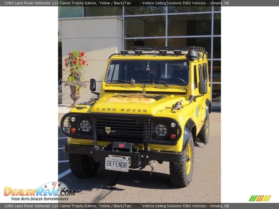 1980 Land Rover Defender 110 Camel Trophy Edition Yellow / Black/Tan Photo #11