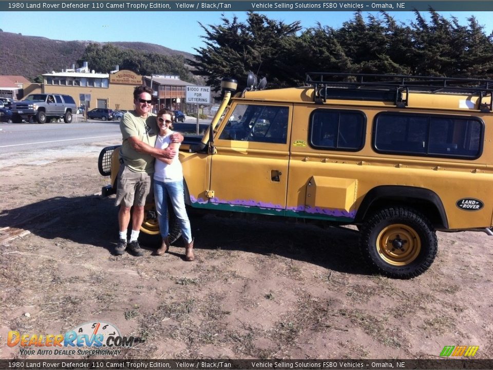 1980 Land Rover Defender 110 Camel Trophy Edition Yellow / Black/Tan Photo #13