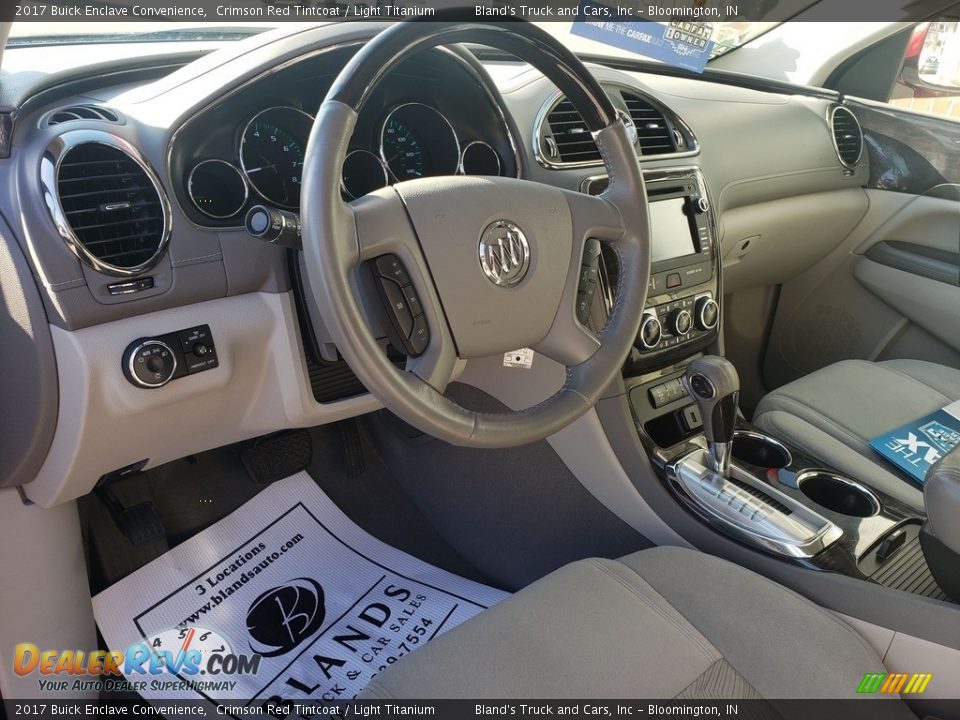2017 Buick Enclave Convenience Crimson Red Tintcoat / Light Titanium Photo #9