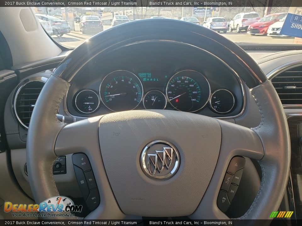 2017 Buick Enclave Convenience Crimson Red Tintcoat / Light Titanium Photo #11