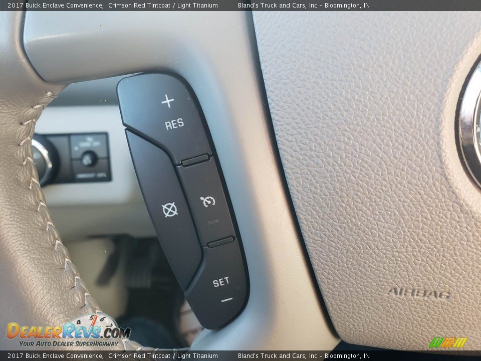2017 Buick Enclave Convenience Crimson Red Tintcoat / Light Titanium Photo #12