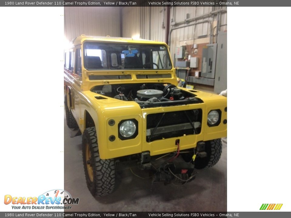 1980 Land Rover Defender 110 Camel Trophy Edition Yellow / Black/Tan Photo #18
