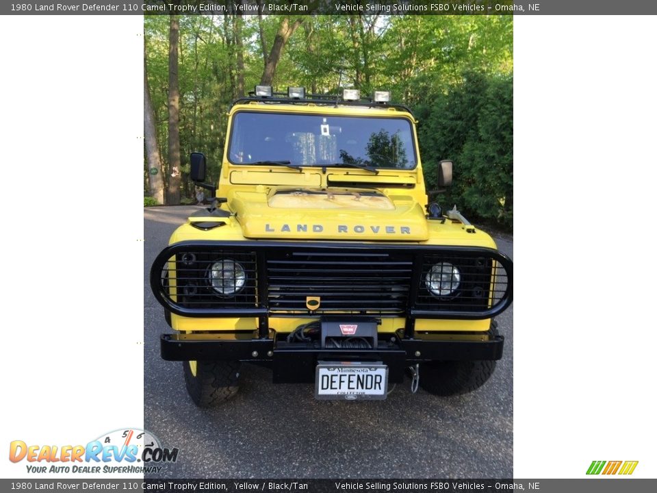 1980 Land Rover Defender 110 Camel Trophy Edition Yellow / Black/Tan Photo #19
