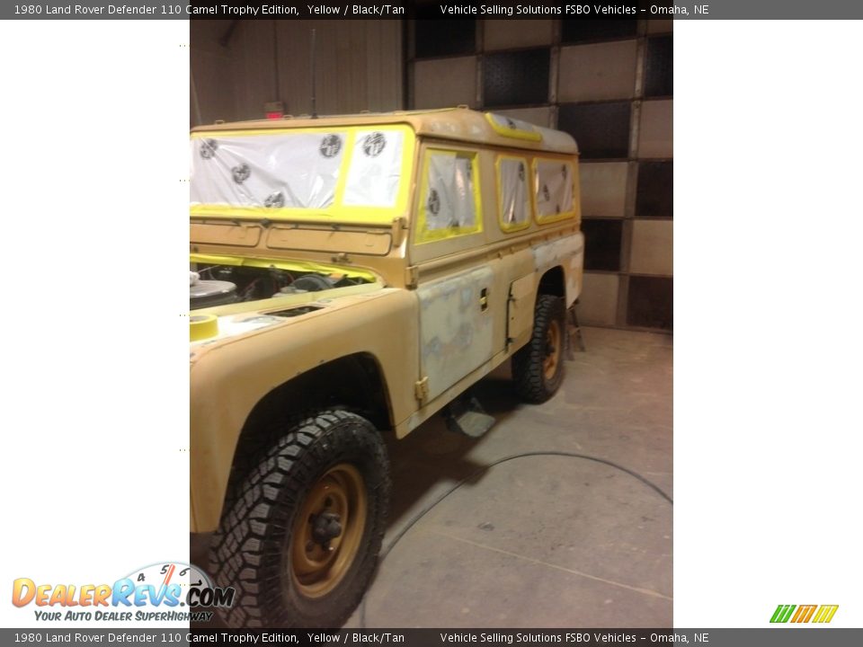 1980 Land Rover Defender 110 Camel Trophy Edition Yellow / Black/Tan Photo #21