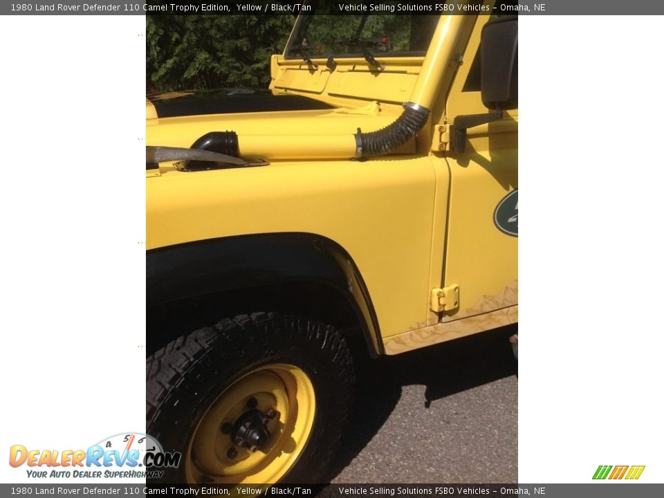 1980 Land Rover Defender 110 Camel Trophy Edition Yellow / Black/Tan Photo #22