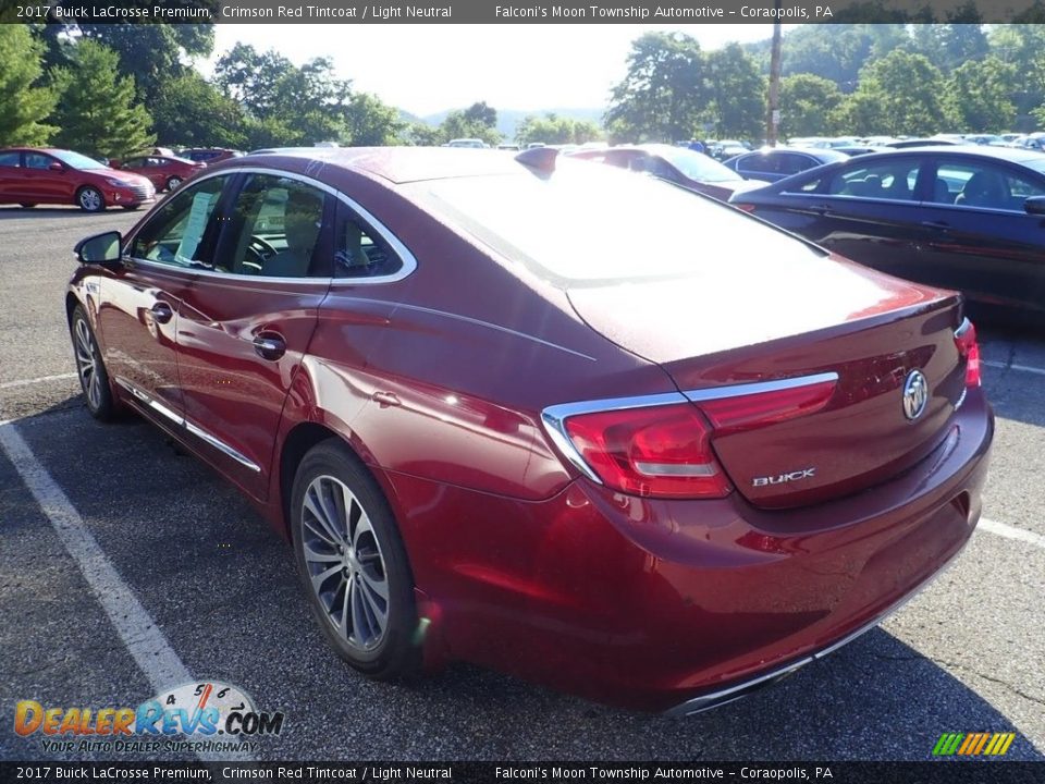 2017 Buick LaCrosse Premium Crimson Red Tintcoat / Light Neutral Photo #2