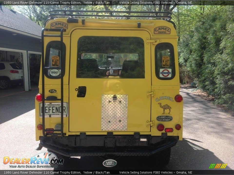 1980 Land Rover Defender 110 Camel Trophy Edition Yellow / Black/Tan Photo #24