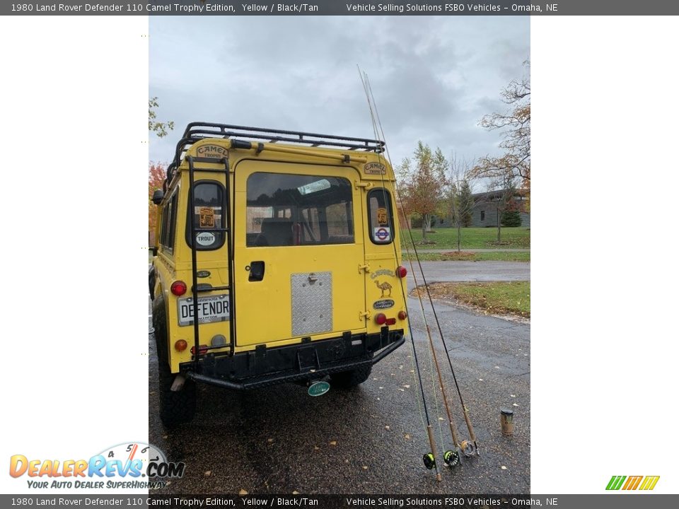 1980 Land Rover Defender 110 Camel Trophy Edition Yellow / Black/Tan Photo #25