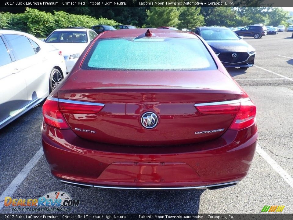 2017 Buick LaCrosse Premium Crimson Red Tintcoat / Light Neutral Photo #3