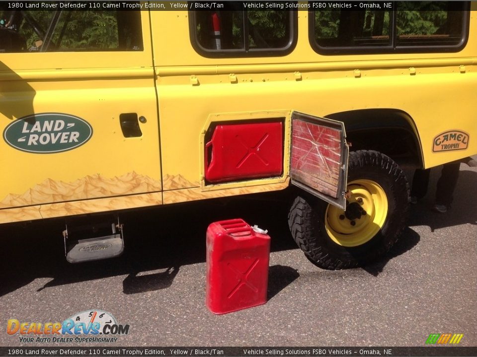 1980 Land Rover Defender 110 Camel Trophy Edition Yellow / Black/Tan Photo #26