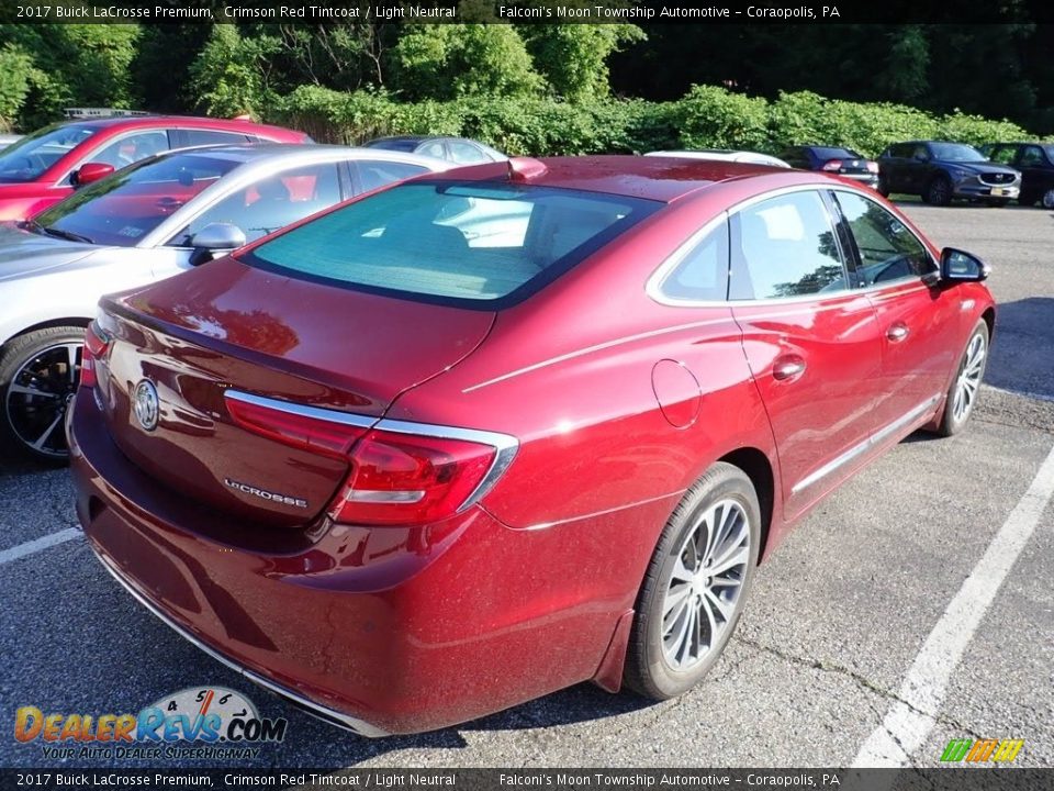 2017 Buick LaCrosse Premium Crimson Red Tintcoat / Light Neutral Photo #4