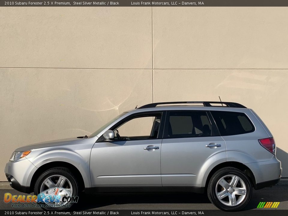 2010 Subaru Forester 2.5 X Premium Steel Silver Metallic / Black Photo #3