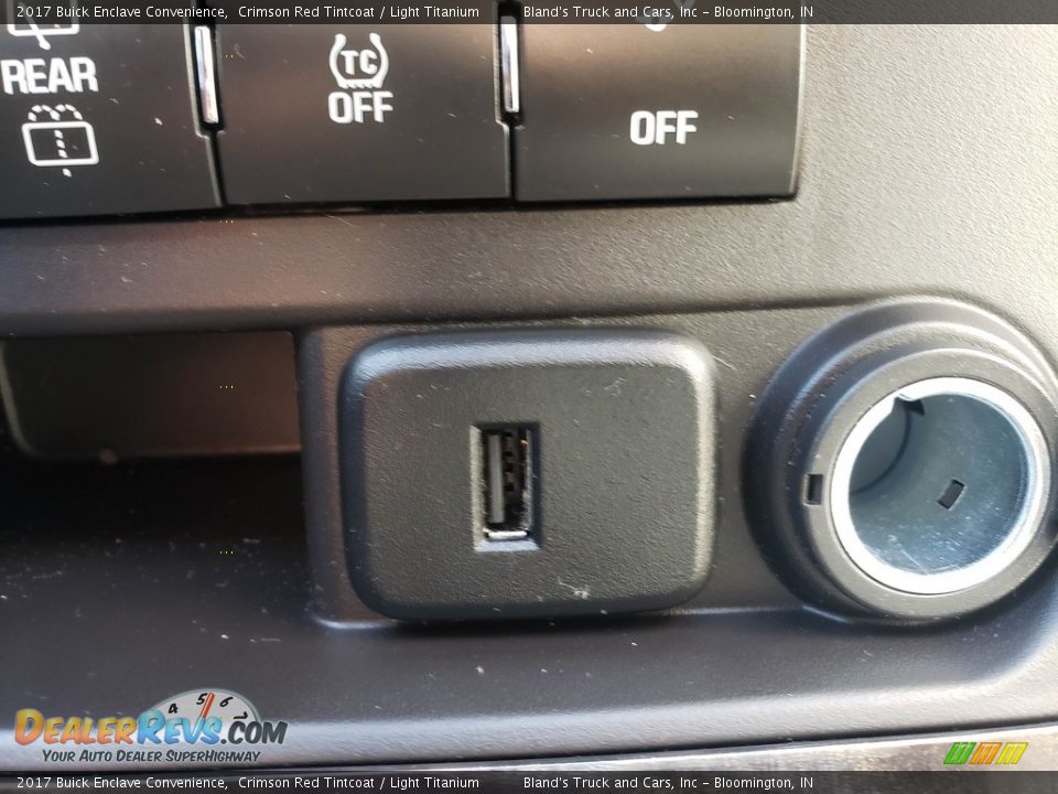 2017 Buick Enclave Convenience Crimson Red Tintcoat / Light Titanium Photo #23