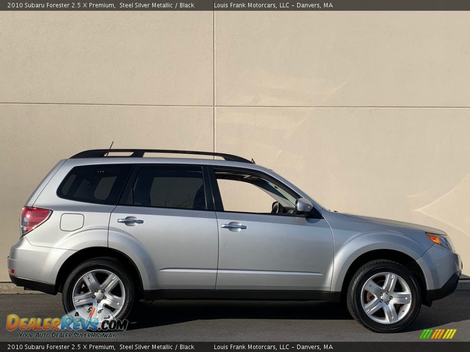 2010 Subaru Forester 2.5 X Premium Steel Silver Metallic / Black Photo #6