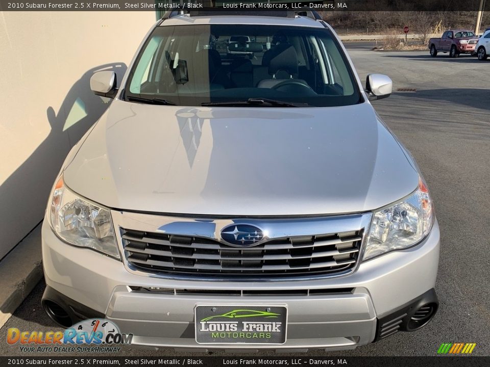 2010 Subaru Forester 2.5 X Premium Steel Silver Metallic / Black Photo #7