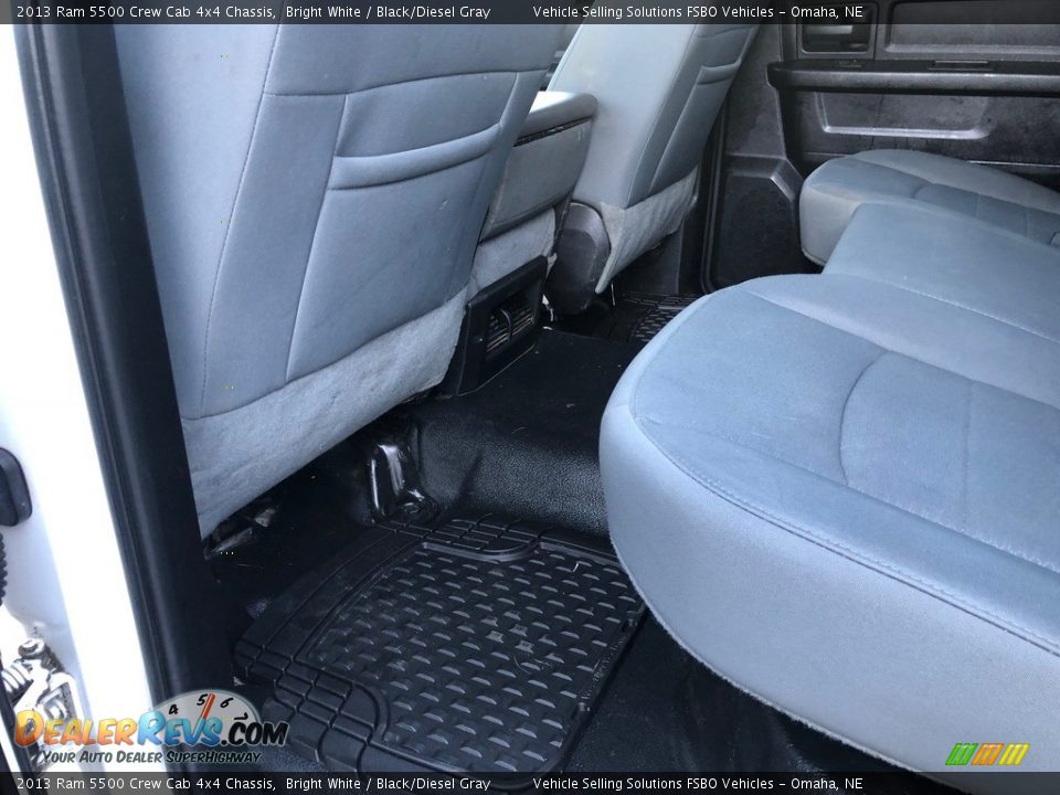 2013 Ram 5500 Crew Cab 4x4 Chassis Bright White / Black/Diesel Gray Photo #6