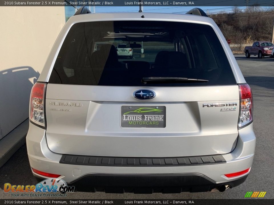 2010 Subaru Forester 2.5 X Premium Steel Silver Metallic / Black Photo #8