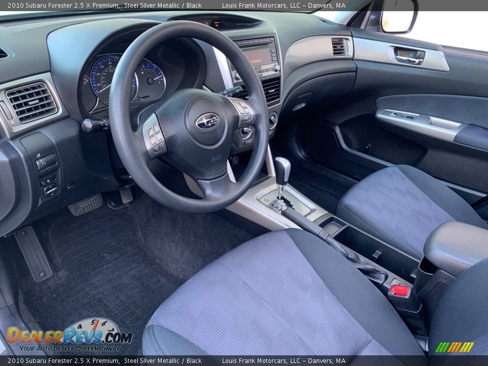 2010 Subaru Forester 2.5 X Premium Steel Silver Metallic / Black Photo #9