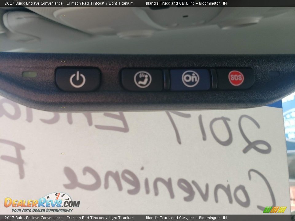2017 Buick Enclave Convenience Crimson Red Tintcoat / Light Titanium Photo #27