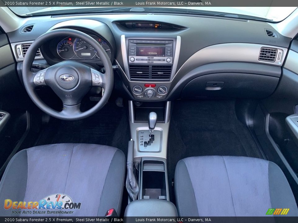 2010 Subaru Forester 2.5 X Premium Steel Silver Metallic / Black Photo #10