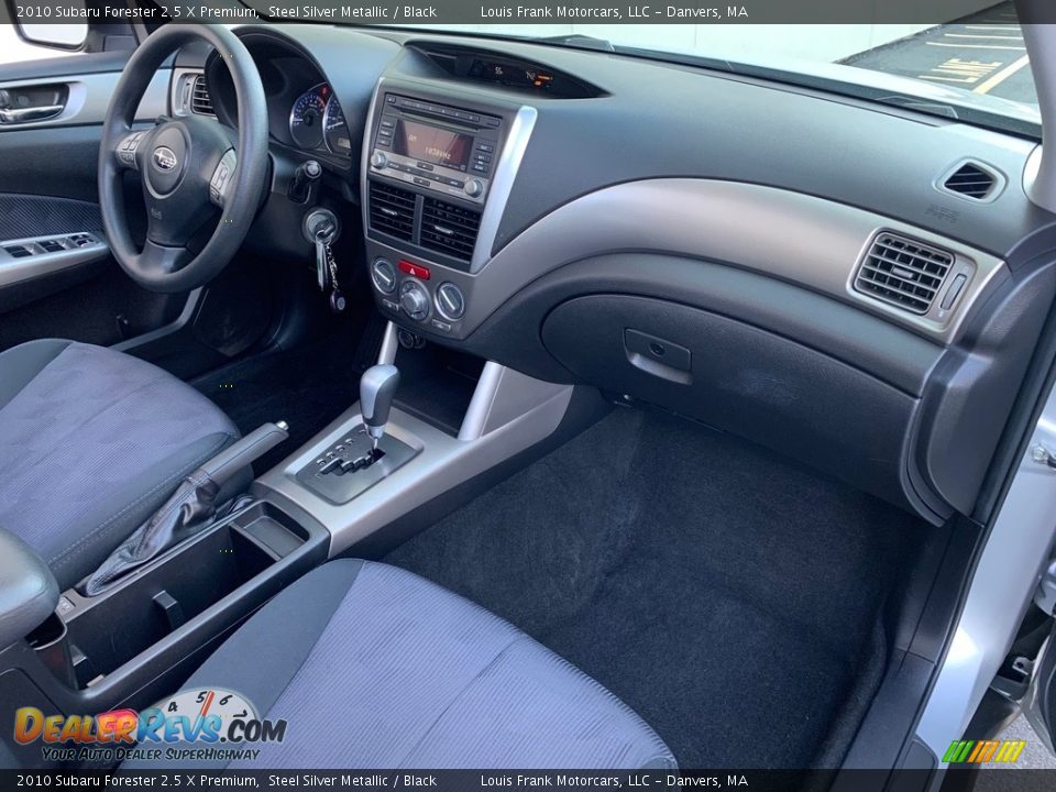 2010 Subaru Forester 2.5 X Premium Steel Silver Metallic / Black Photo #11