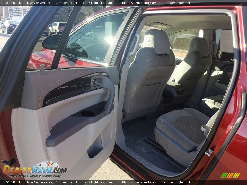 2017 Buick Enclave Convenience Crimson Red Tintcoat / Light Titanium Photo #29