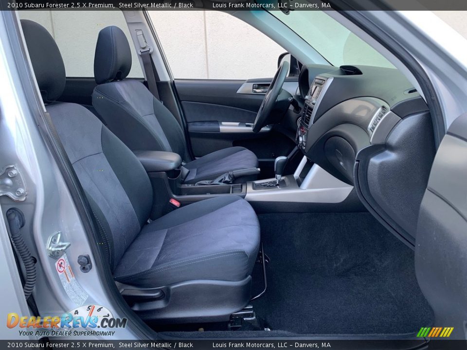 2010 Subaru Forester 2.5 X Premium Steel Silver Metallic / Black Photo #13