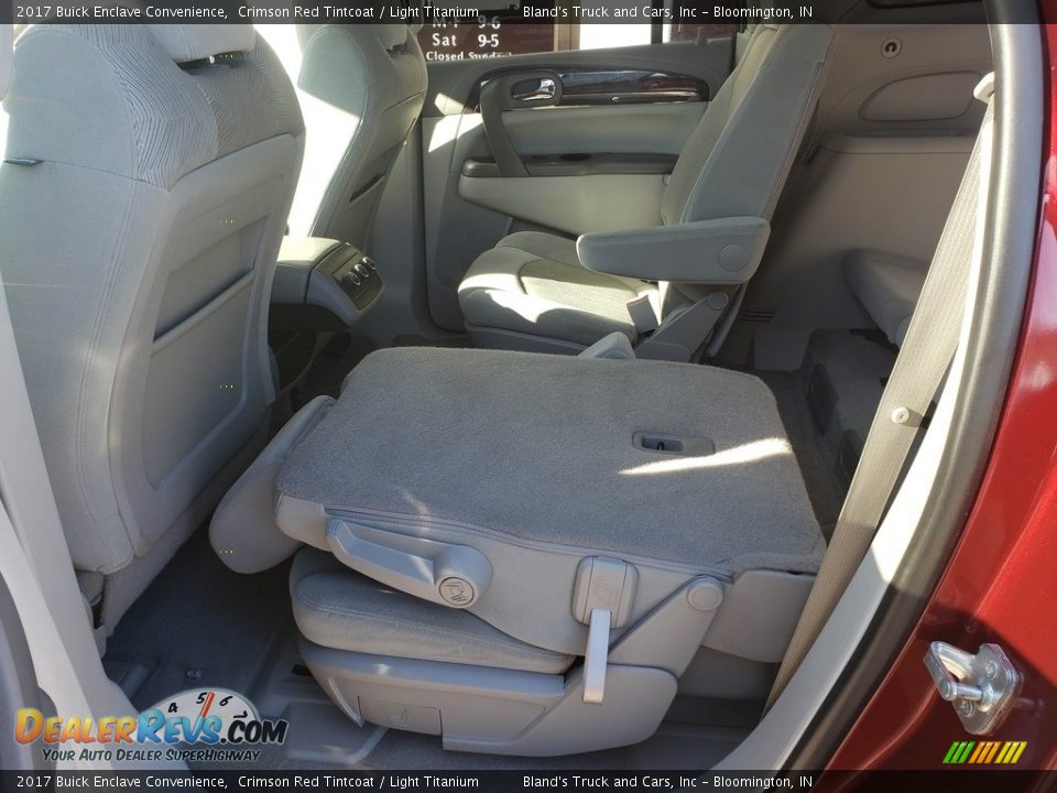 2017 Buick Enclave Convenience Crimson Red Tintcoat / Light Titanium Photo #31