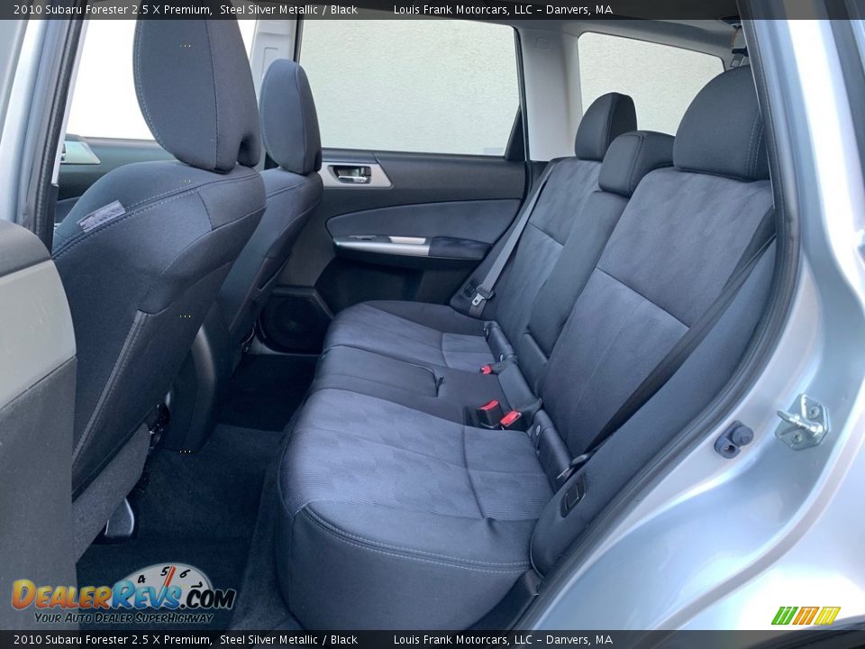 2010 Subaru Forester 2.5 X Premium Steel Silver Metallic / Black Photo #14