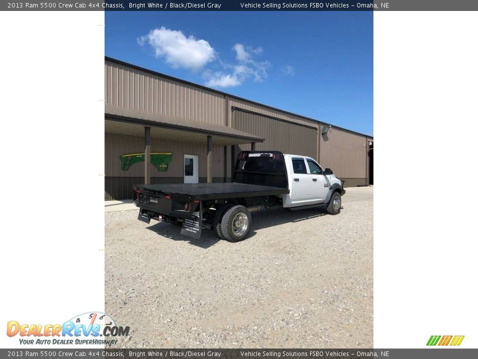 2013 Ram 5500 Crew Cab 4x4 Chassis Bright White / Black/Diesel Gray Photo #16