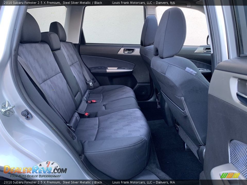 2010 Subaru Forester 2.5 X Premium Steel Silver Metallic / Black Photo #15