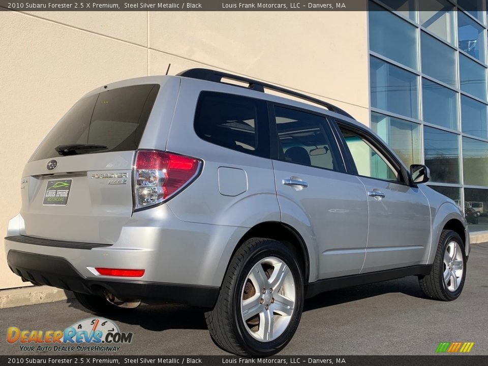 2010 Subaru Forester 2.5 X Premium Steel Silver Metallic / Black Photo #17
