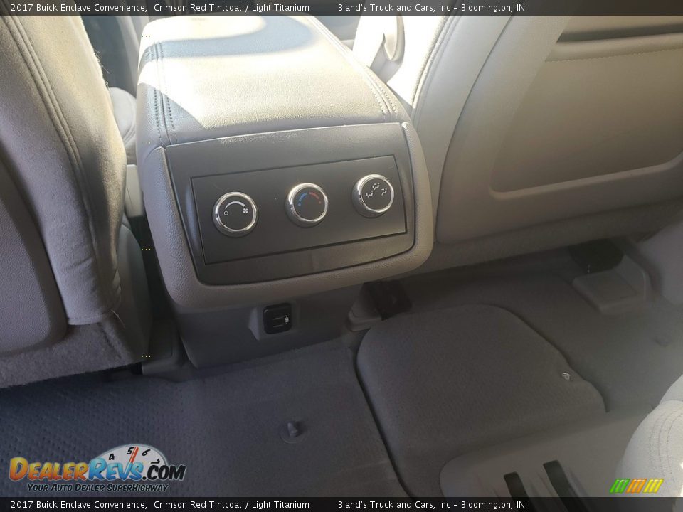 2017 Buick Enclave Convenience Crimson Red Tintcoat / Light Titanium Photo #36