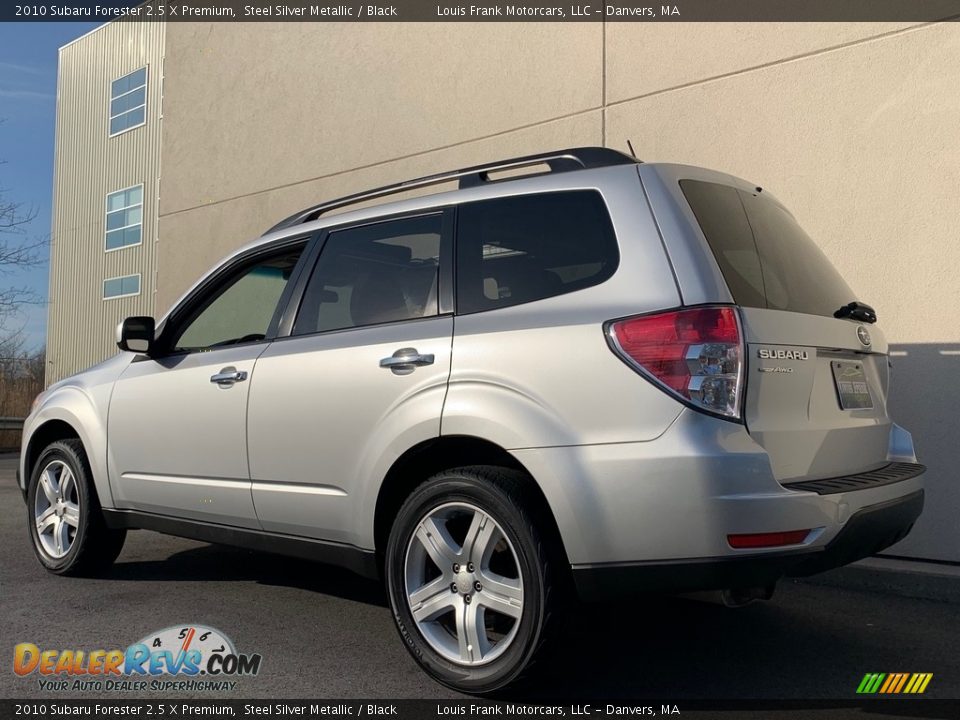 2010 Subaru Forester 2.5 X Premium Steel Silver Metallic / Black Photo #19