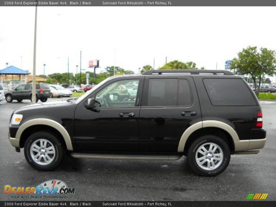 2009 Ford Explorer Eddie Bauer 4x4 Black / Black Photo #11