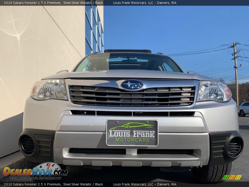2010 Subaru Forester 2.5 X Premium Steel Silver Metallic / Black Photo #21