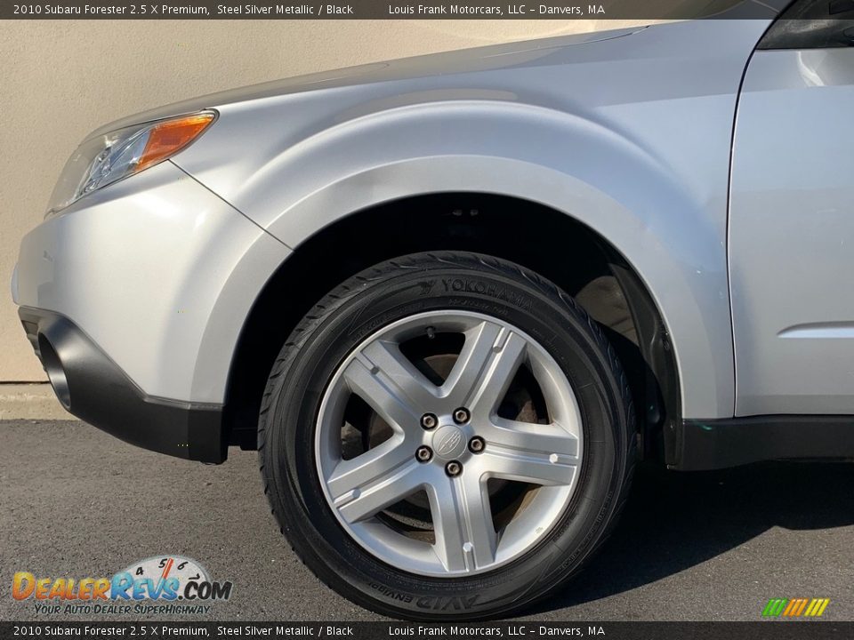 2010 Subaru Forester 2.5 X Premium Steel Silver Metallic / Black Photo #24