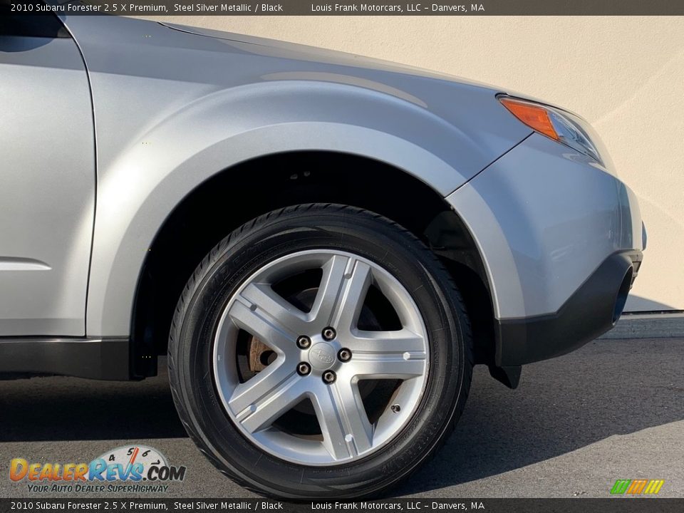 2010 Subaru Forester 2.5 X Premium Steel Silver Metallic / Black Photo #25