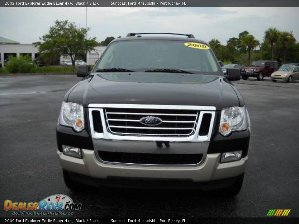 2009 Ford Explorer Eddie Bauer 4x4 Black / Black Photo #12