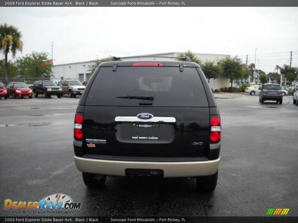 2009 Ford Explorer Eddie Bauer 4x4 Black / Black Photo #13