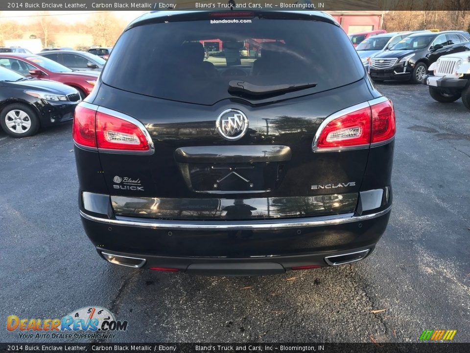 2014 Buick Enclave Leather Carbon Black Metallic / Ebony Photo #7