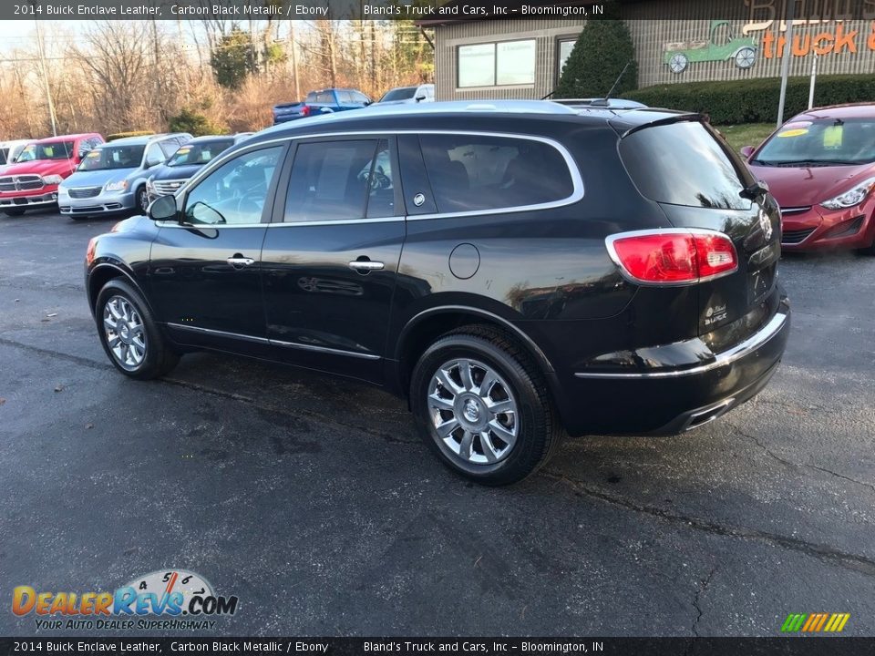2014 Buick Enclave Leather Carbon Black Metallic / Ebony Photo #10