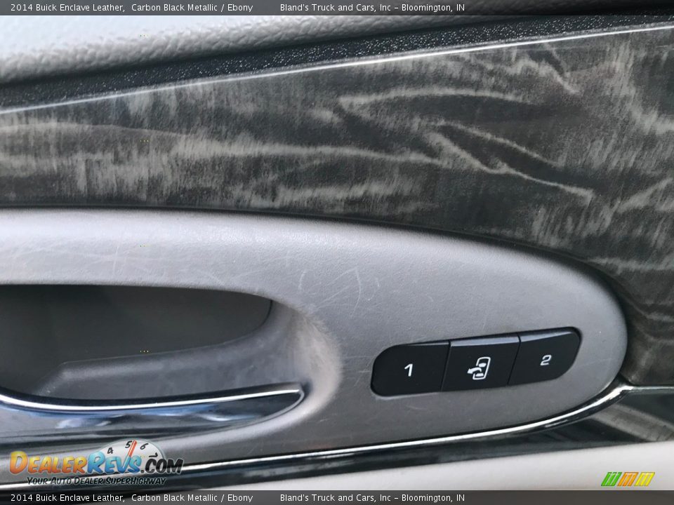 2014 Buick Enclave Leather Carbon Black Metallic / Ebony Photo #11