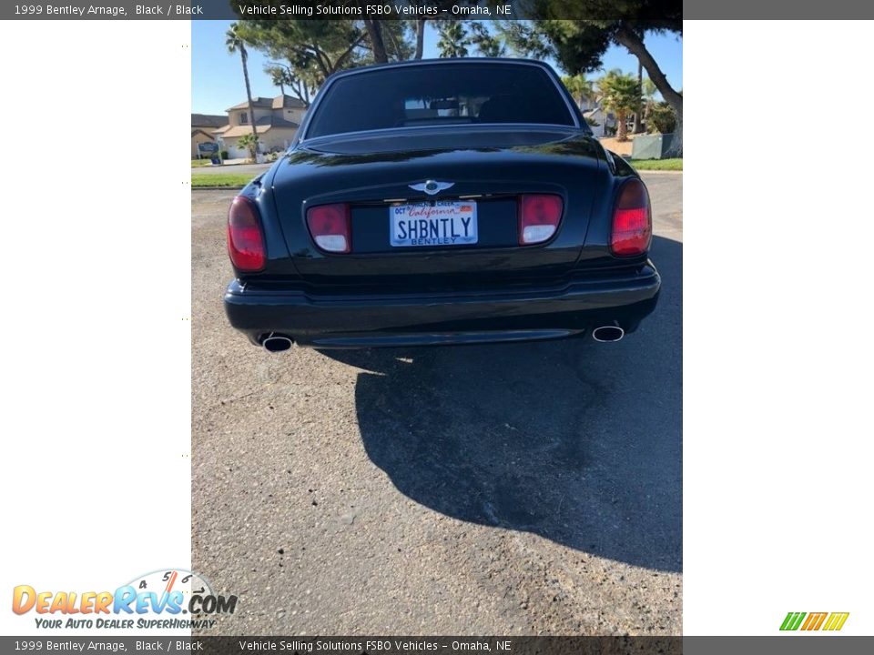 1999 Bentley Arnage Black / Black Photo #11