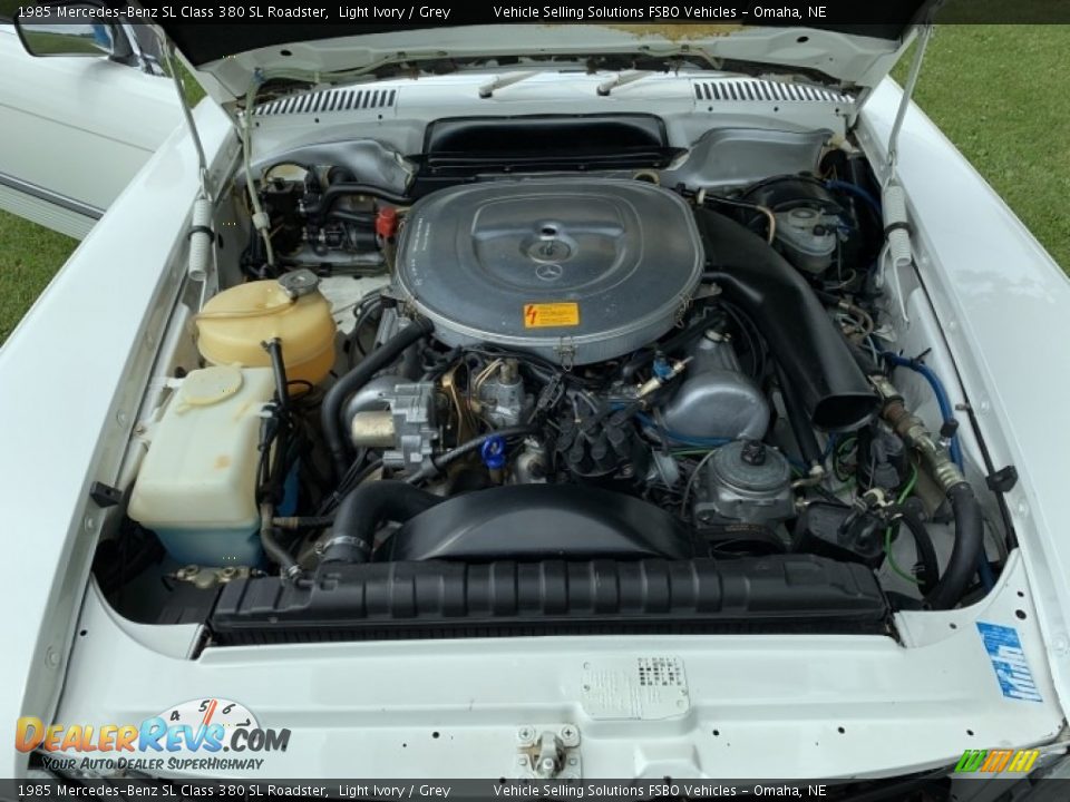 1985 Mercedes-Benz SL Class 380 SL Roadster 3.8 Liter SOHC 16-Valve V8 Engine Photo #2
