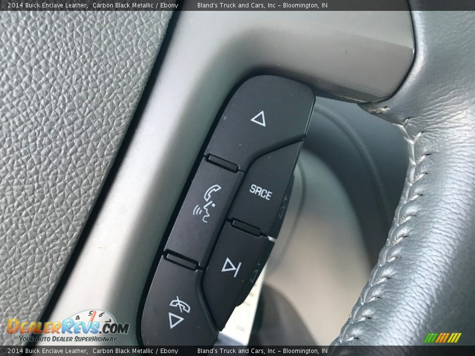 2014 Buick Enclave Leather Carbon Black Metallic / Ebony Photo #24