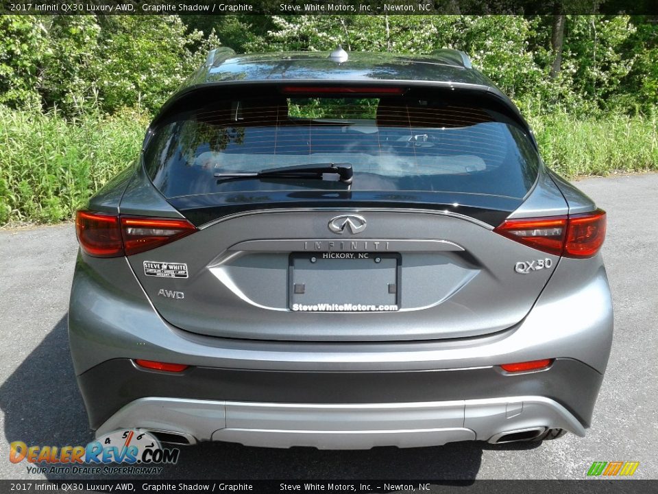 2017 Infiniti QX30 Luxury AWD Graphite Shadow / Graphite Photo #7