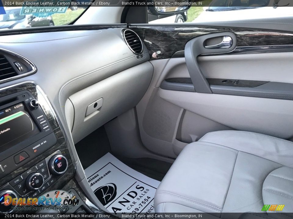 2014 Buick Enclave Leather Carbon Black Metallic / Ebony Photo #33